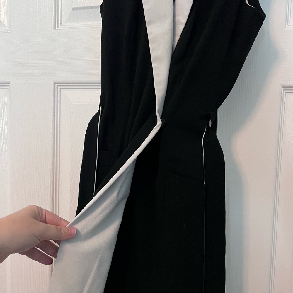 Calvin Klein Black and White Dress Size 2 Petite - Picture 7 of 14